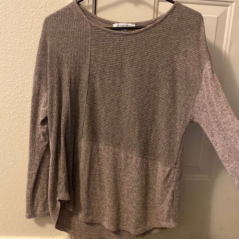 Gray sweater